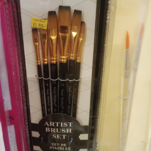 Keep Smiling Artist Brush Set of 6