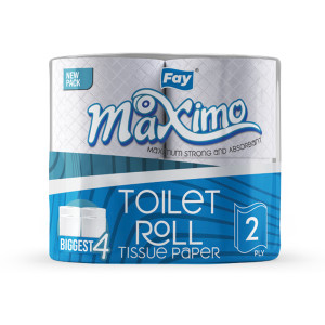 Fay Toilet Roll (Bachat Pack) – White