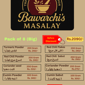 Monthly Mix Spices Pack of 8 ( Big)