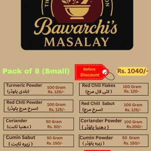 Monthly Mix Spices Pack of 8 ( Small )